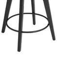 thumbnail image 3 of Dycanpo 26" Counter Height Bar Stools with Back Set of 3, Faux Leather Upholstery for Kitchen, Linen, 3 of 10