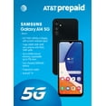 AT&T Samsung Galaxy A14 5G, 64GB Black Prepaid Smartphone