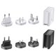 thumbnail image 5 of sweethay de teléfono de 48 W USB tipo c PD Adaptador de carga rápida de 4 puertos portátil de viaje, negro, enchufe AU Teléfono y Comunicación Black AU Plug, 5 of 6