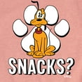 thumbnail image 3 of Disney - Pluto Snacks? - Toddler & Youth Girls Short Sleeve Graphic T-Shirt, 3 of 5