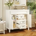 thumbnail image 4 of Harper & Bright Designs 36'' Bathroom Vanity with Top Sink, Modern Bathroom Storage Cabinet with 2 Soft Closing Doors and 2 Drawers, White, 4 of 14