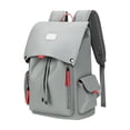 thumbnail image 4 of Mochila Para Hombres Mochila Escolar Informal Duradera Para Desplazamientos Al Aire Libre Compras Gris, 4 of 8