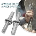 thumbnail image 2 of 10 Set 5/8 Inch Plug Wedges And Feather Shims Rock Stone Splitter Hand Tool 16mm, 2 of 12