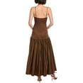 thumbnail image 2 of A.L.C. womens  Harper Midi Dress, 14, Brown, 2 of 3