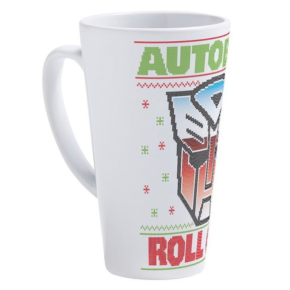 CafePress - Transformers Autobots Roll Out - 17 Oz White Ceramic Latte Mug