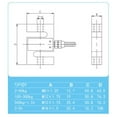thumbnail image 2 of DYLY-103 S Type Load Cell Capacity 0 - 5000 KG Kilos Weighing Sensor, 2 of 10