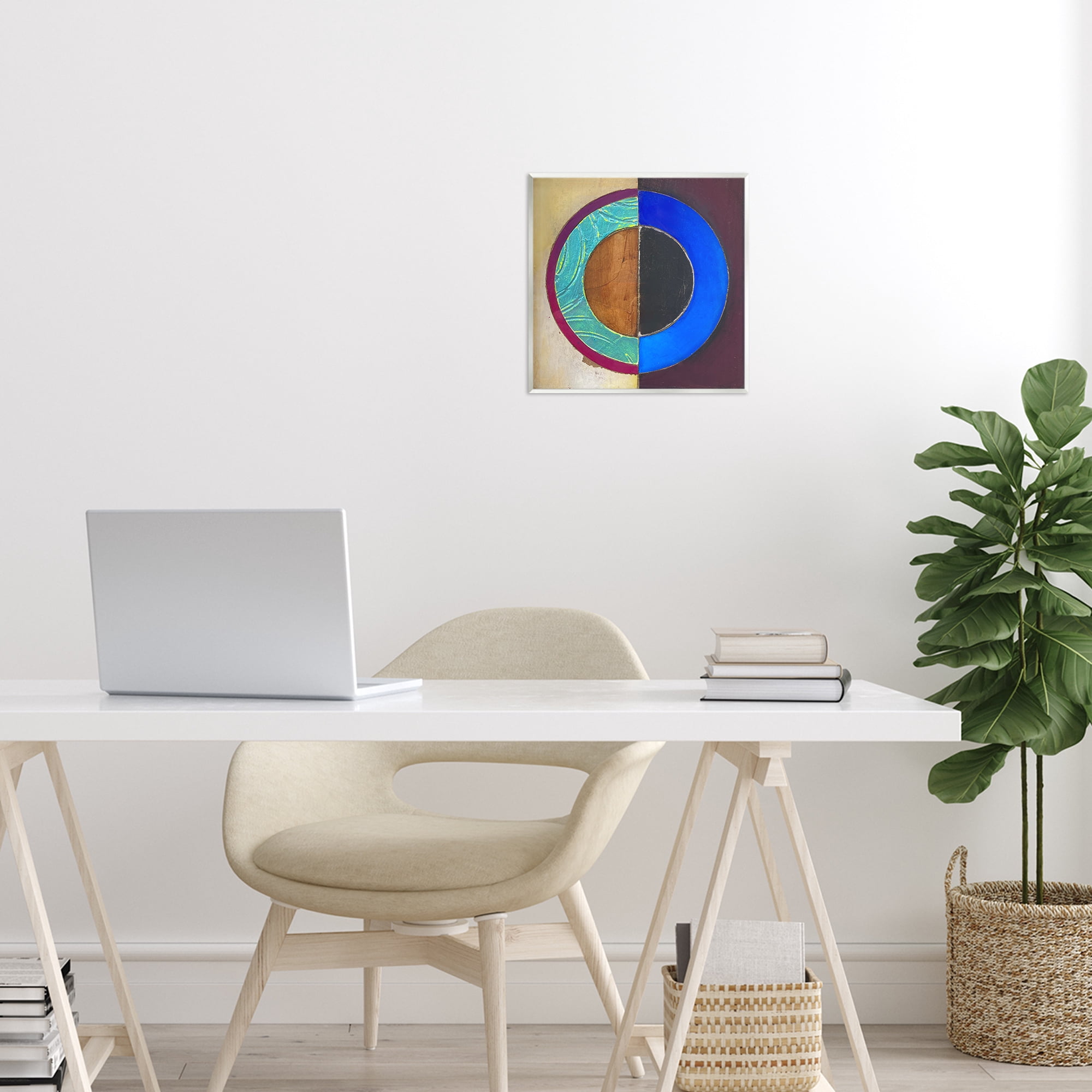 Stupell Industries Nautical Split Circle Wall Plaque Art, design by Matthew Finger