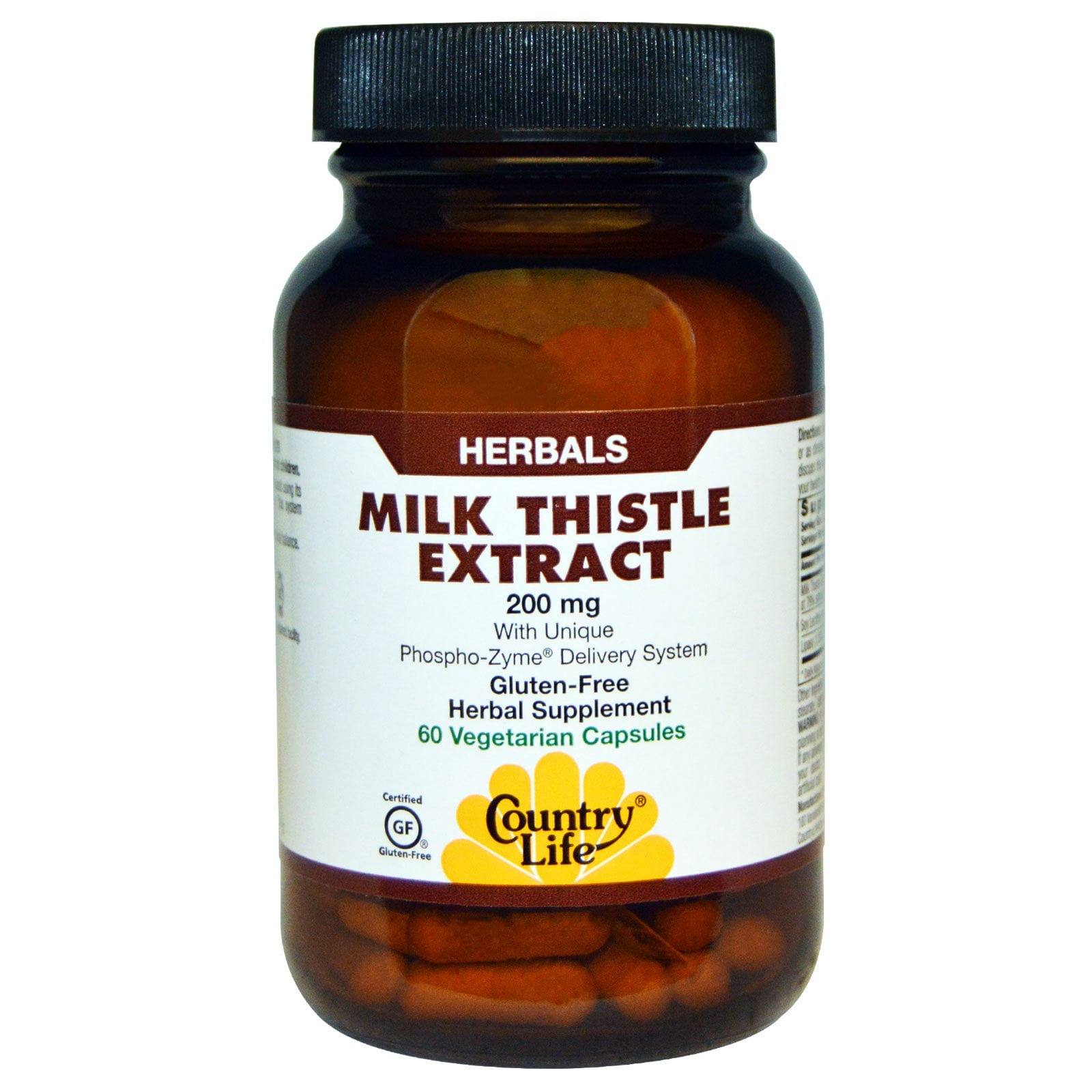 Country Life Vitamins MILK THISTLE EXTRACT 60 Vegicaps