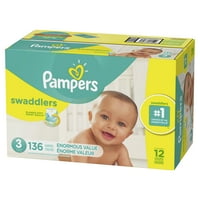 Pampers Swaddlers Diapers (Choose Size and Count)