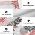 thumbnail image 6 of Red Pink Grey Sunflowers Outdoor Rug for Patio/Deck/Porch, Non-Slip Large Area Rug 5 x 7 Ft, Boho Retro Floral Rustic Blossom Indoor Outdoor Rugs Washable Area Rugs, Camping Rug Carpet Runner, 6 of 8
