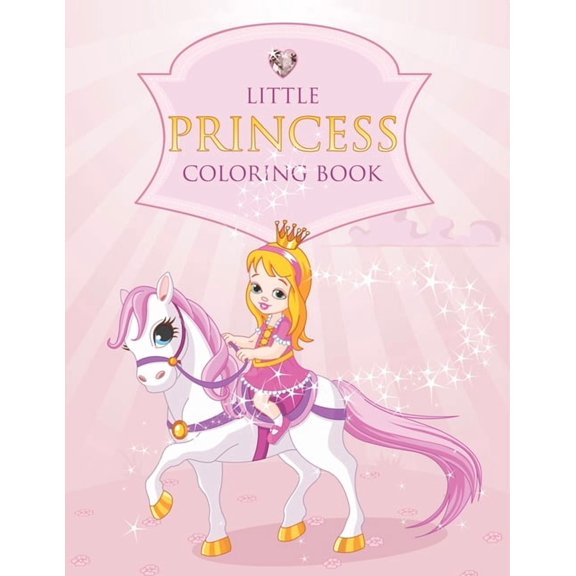 Little Princess Coloring Book, (Paperback)