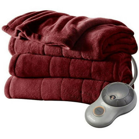 Sunbeam Electric Heated Plush Blanket