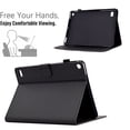 thumbnail image 3 of Case for Amazon Fire 7 2015/2017/2019, Carbon Fiber Texture PU Leather Multi-Angle Viewing Stand Shockproof Flip Case with Card Slots Magnetic Clasp, for Amazon Fire 7 2015/2017/2019, Black, 3 of 6