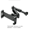 thumbnail image 2 of unbranded Soporte Para Tableta De Con Rotación 360 Color Negro Para Reposacabezas, 2 of 8