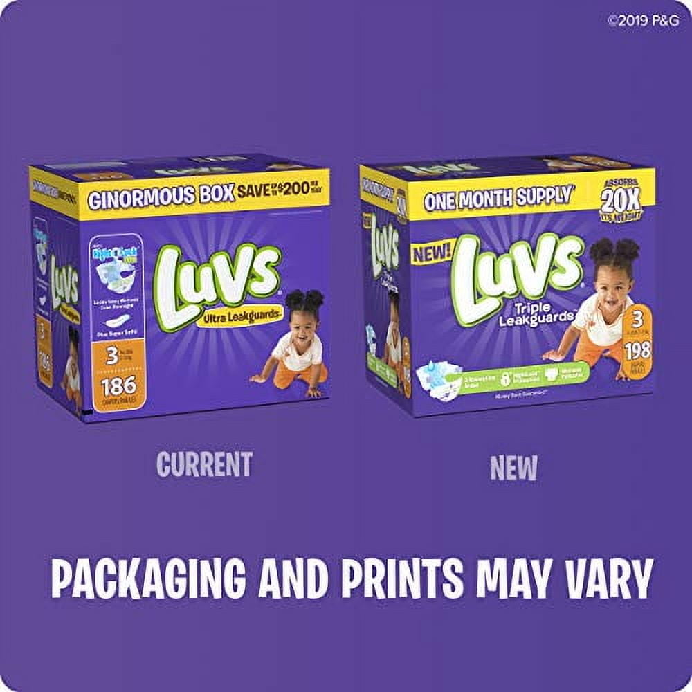 Luvs Paw Patrol Edition Diapers (Choose Your Size & Count)