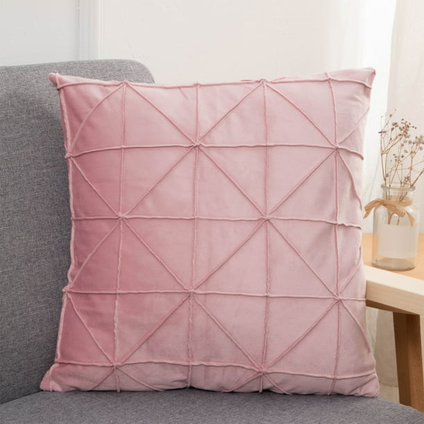 Funda de almohada de terciopelo a cuadros para cama, reposacabezas, respaldo, cojines de relleno suave, adecuada para cabecero, sofá y cojines de suelo, soporte lumbar decorativo de tela, almohadas te