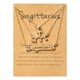 thumbnail image 2 of MALLMALL6 Sagittarius Zodiac Layer Necklaces,Retro 14K Gold Plated Jewelry Birthday Gift,3Pcs, 2 of 6