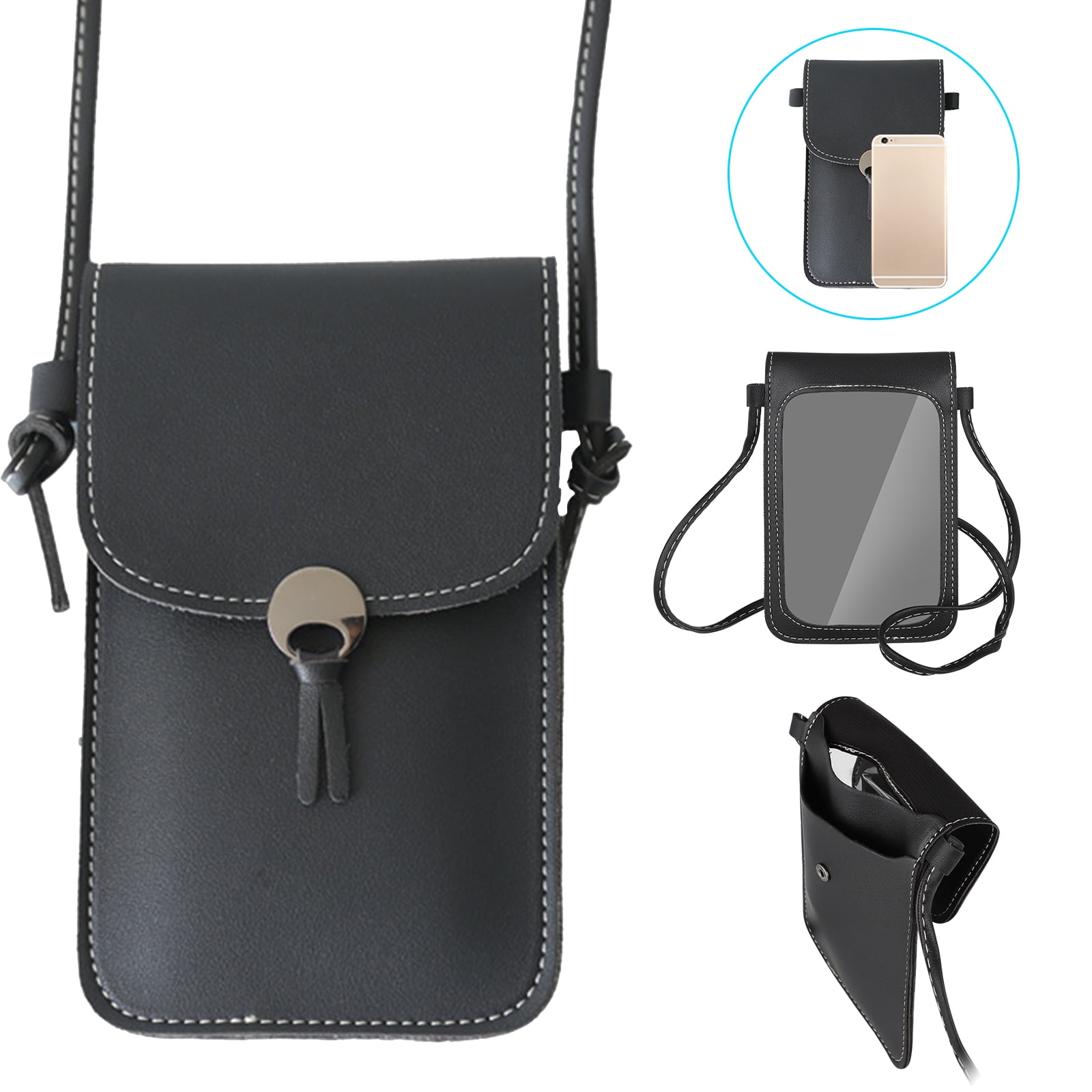 clear phone crossbody