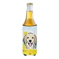 thumbnail image 2 of Caroline's Treasures BB2073MUK Golden Retriever Summer Beach Ultra Hugger for slim cans, Slim Can, multicolor, 2 of 3