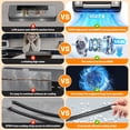 thumbnail image 4 of Gyreuni 95Kpa Vacuum Sealer Machine for Food with Bags, 12-in-1 Food Saver Vacuum Sealer with Double Heat Seal, Built-in Cutter,Accessory Hose, Bag S, 4 of 9