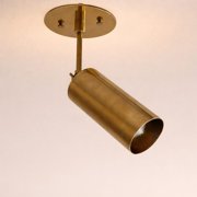 Handmade Brushed Brass Wall Sconce Light | Mid Century Cone Light