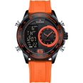 thumbnail image 1 of Mens Chronograph Watch Outdoor Waterproof Military Tactical Style Quartz Sports Watches for Men with Rubber Strap, 1 of 18