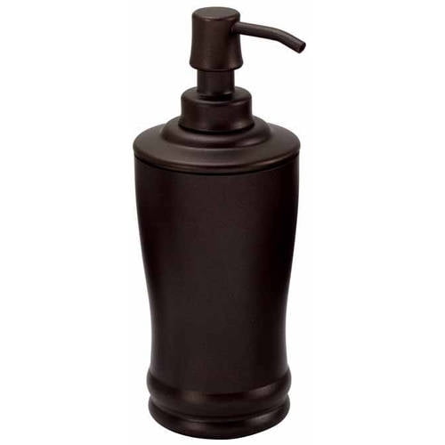 iDESIGN iDESIGN Olivia Tall Soap Pump Bronze: : Microfiber, Machine Washable, Non-Slip Backing