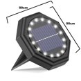 thumbnail image 2 of Luces Solares de Piso YONGSHENG Iluminación LED de 16 para Patio Terraza Entrada y Pasarela, 2 of 5