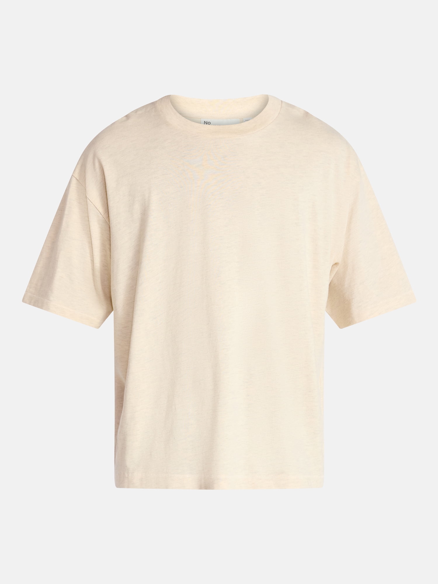 No Boundaries Cotton Oversized Cropped Tee with Short Sleeves, Men's and Big Men's XS-5XL