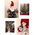 thumbnail image 4 of 2 piezas de adorno para árbol de Navidad con adorno de Papá Noel, adorno para árbol de Navidad de tela, sombrero para árbol de Navidad, adorno para árbol de Navidad, 4 of 5