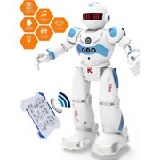 Babyltrl Remote Control Intelligent Robot Toys for Kids,Gesture Control Programmable Smart Educational Robot Toy with 6 Stories for Ages 3+ Boys Girls,Blue