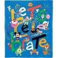 thumbnail image 1 of 100 Silk Touch Throw Blanket, 50" X 60", Celebrate, 1 of 7