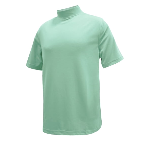 Monterey Club Men's Bamboo Charcoal Blend Texture Solid T-Shirt #3293