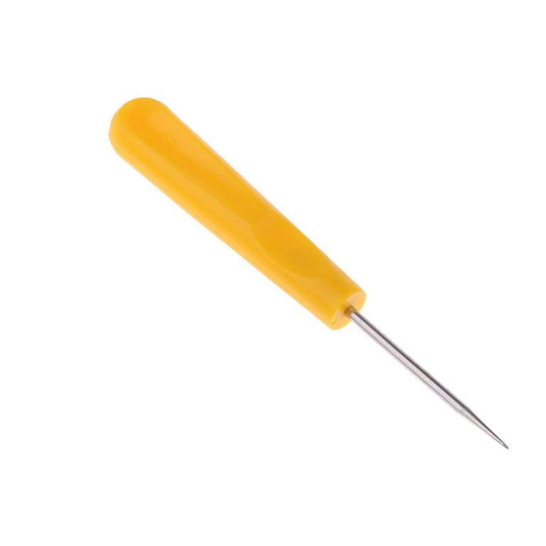 Stainless Tennis Racquet Stringing Awl String Guiding Tool - Yellow, Size: As described