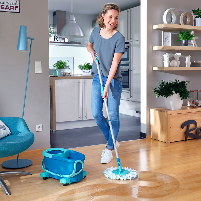 Leifheit Click System Clean Twist Spin Mop and Bucket Set