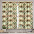 thumbnail image 2 of Ambesonne Colorful Valance & Curtain, Ornamental Vintage, 55"x24", Multicolor, 2 of 6