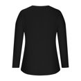 thumbnail image 5 of LYXSSBYX Women Long Sleeve Dress Fashion Women Sexy Long Sleeve V-Neck Pullover Solid Color Casual Blouse Tops, 5 of 8