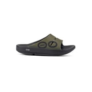 OOFOS Unisex OOahh Sport Slide Sandal - Tactical Green M6/W8