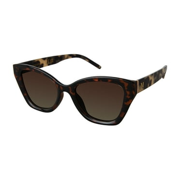 Martha Stewart Women's MS214 Vintage UVA and UVB Protective Cat Eye Fashion Sunglasses, 52mm