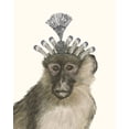thumbnail image 2 of Wang, Melissa 20x24 White Modern Wood Framed Museum Art Print Titled - Majestic Monkey II, 2 of 4