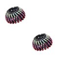 thumbnail image 3 of Justharion Hair Accessory Quick And Convenient Hair Styling Wide Teeth For Thick Hair Various Colors And Styles Gradient red 2Set, 3 of 6