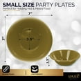 thumbnail image 3 of Plastic Bowls Disposable, Gold Plastic Cereal Bowls, 12 Oz Small Plastic Bowls for Serving Popcorn, Soup, Salad, Party Supplies, Pack of 20 - By SparkSettings, 3 of 6