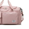 thumbnail image 3 of LHSHID Large Foldable Travel Duffel Bag, Sports Tote Gym Bag with Wet Pocket, Carry on Hospital Bags, Shoulder Weekender Overnight Bag for Women and Men, 3 of 6