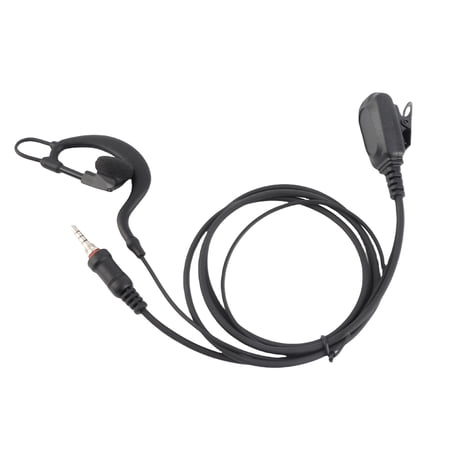 BIMZUC Ear Hook Earphone Single Earpiece for ICOM IC-M33 M25 M34 Walkie Talkie Radio Two-Way Communication G-Hook Headset Waterproof IP54 Rating (7.48 inches / 19 cm length, 1.59 oz / 45 g weight)