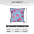 thumbnail image 4 of Bingfone Girl Butterfly Linen Throw Pillow Covers Cushion Case Pocket Button Vintage Farmhouse Pillowcase For Sofa Couch Bed 20"X20", 4 of 9