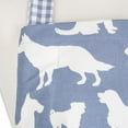 thumbnail image 3 of Stonewash Blue Dog Print Chef Apron Multi-Color Cotton 35x28x0.2, 3 of 4