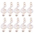 thumbnail image 1 of Shisuyan 10 pcs DIY Music Notes Charms Jewelry Making Musical Notes Charms Metal Music Symbol Charms, 1 of 8