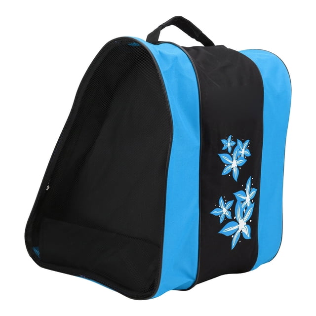 Portable Large Three-Layer Design Sports Packsack, Roller Skate Packsack, For Kids Adults Blue