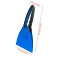 thumbnail image 6 of Plastic Snow Shovel 20.5x9.5x1cm Multi-Functional Mini Car Snow Shovel with Silicone Handle for Ice and Snow Removal Portable Winter Emergency Tool,Black(1PCS) JASKFLY, 6 of 8