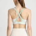 thumbnail image 1 of Sujetador con hebilla de yoga, chaleco de fitness, copa fija, almohadilla para el pecho, ropa interior deportiva informal integrada a prueba de golpes de alta resistencia para mujer, 1 of 5